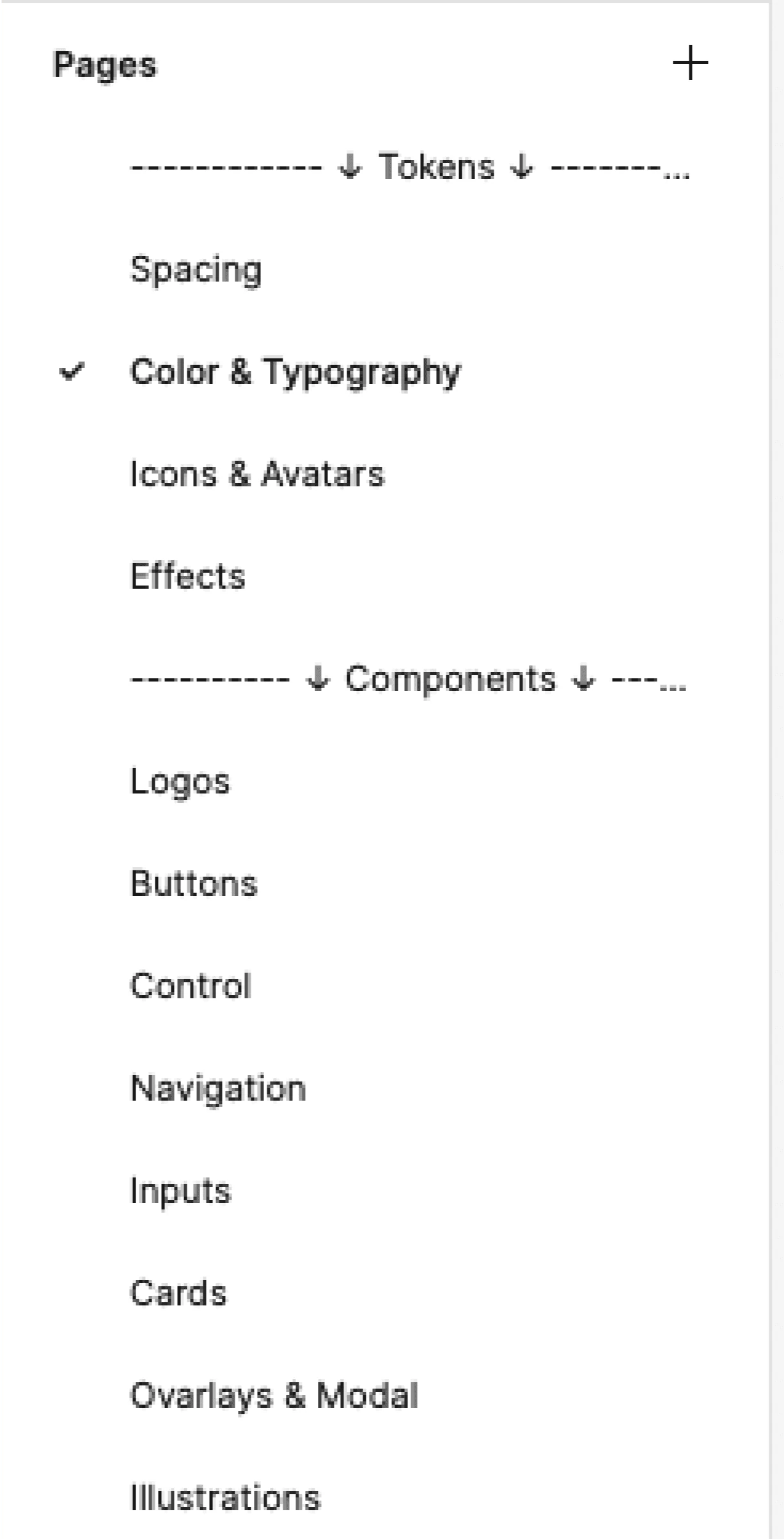 Button components, each in its own frame