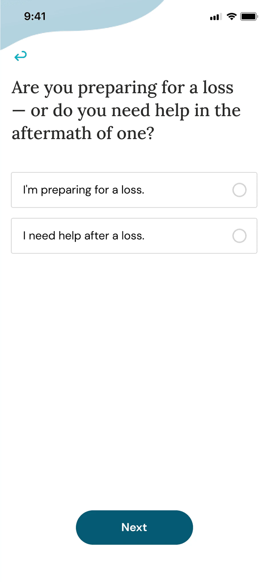 Account creation before